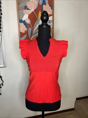 Nation LTD Habiba Fancy Tank in Rouge Size XS